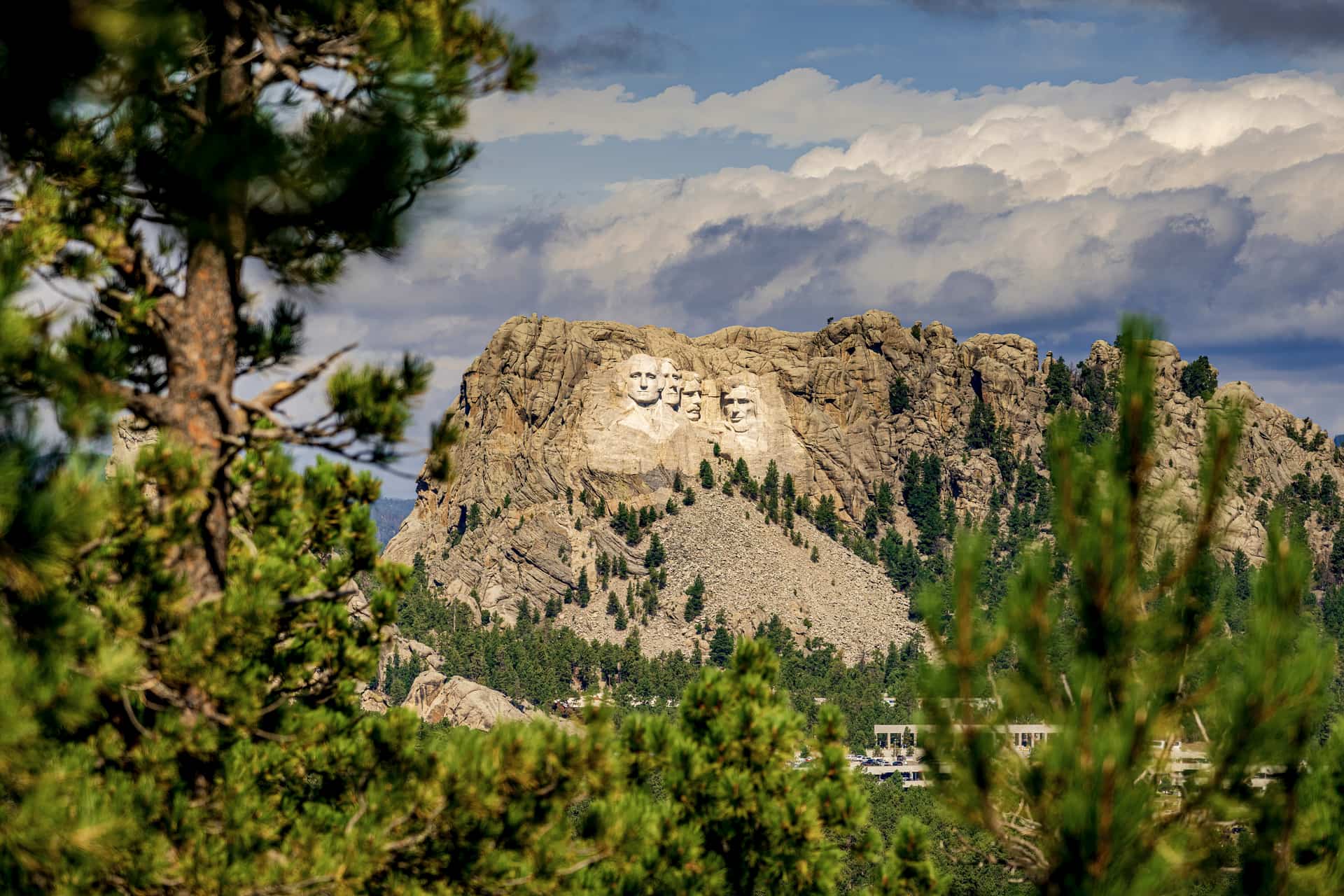Mount Rushmore National Memorial in the Black Hills of South Dakota