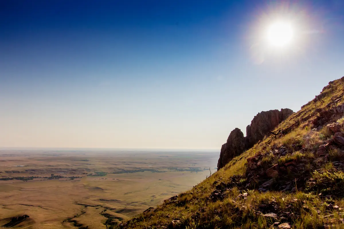 The view from Bear Butte, near Sturgis